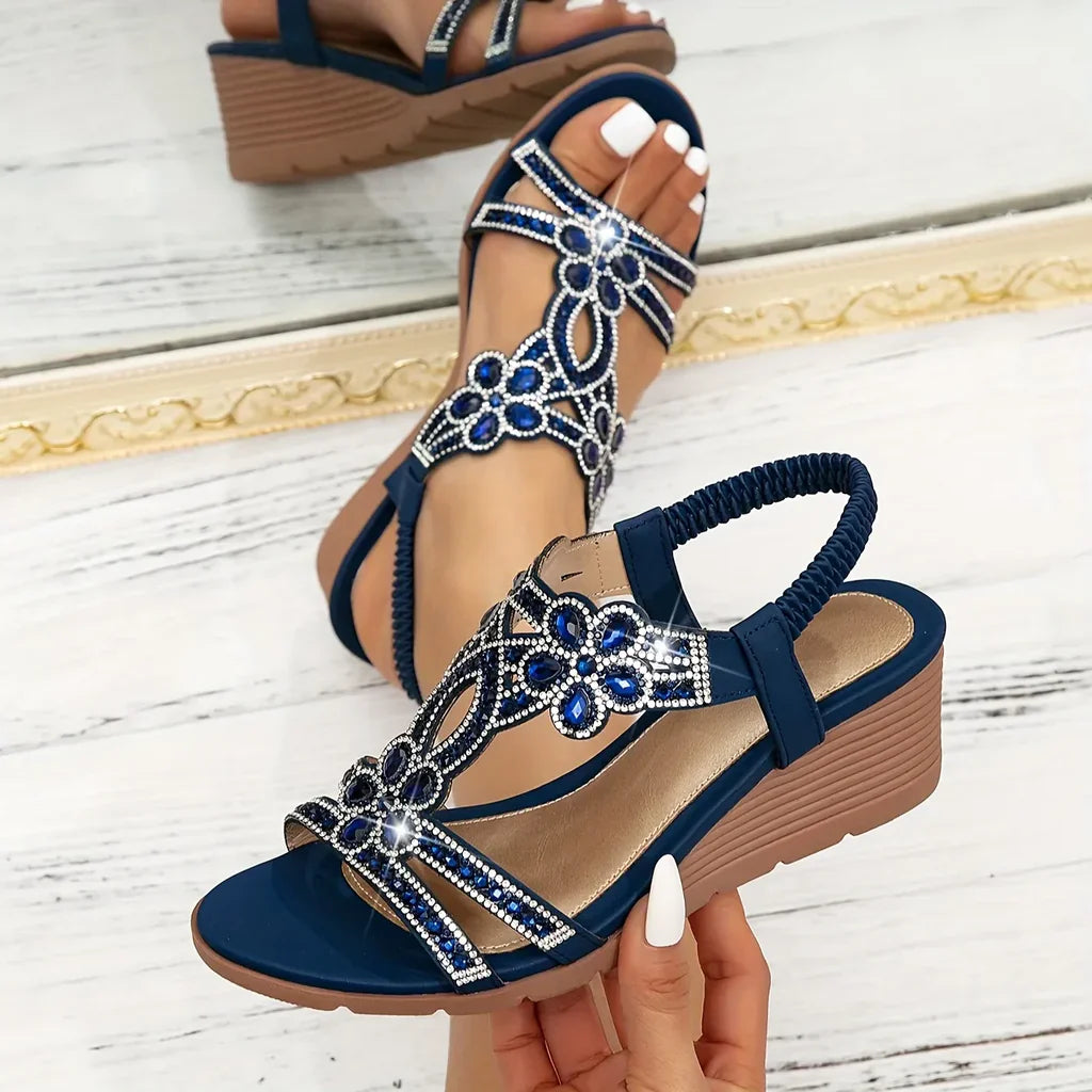 Elena – Sandalias Cuña Confort