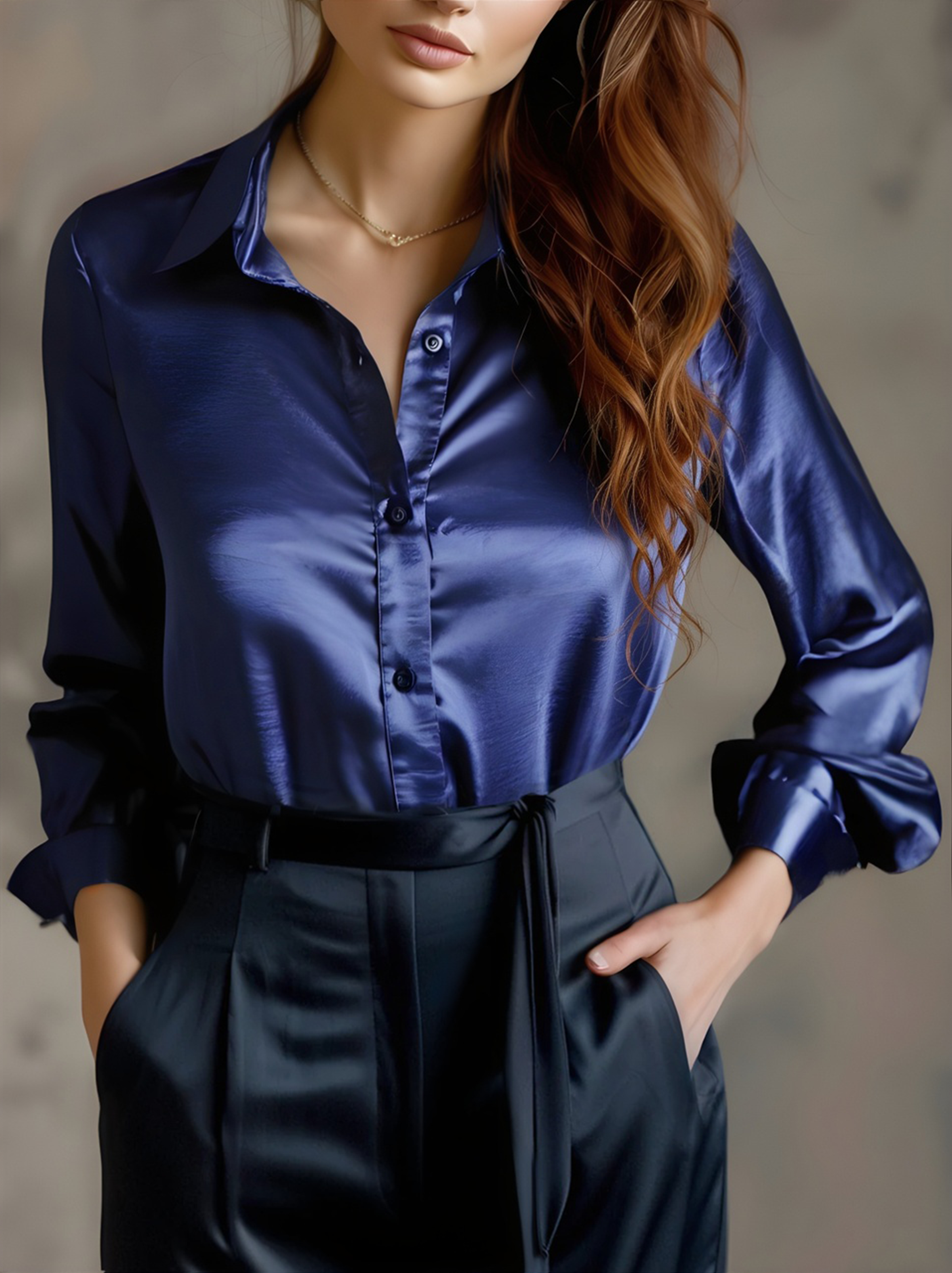Alma – Blusa Satinada