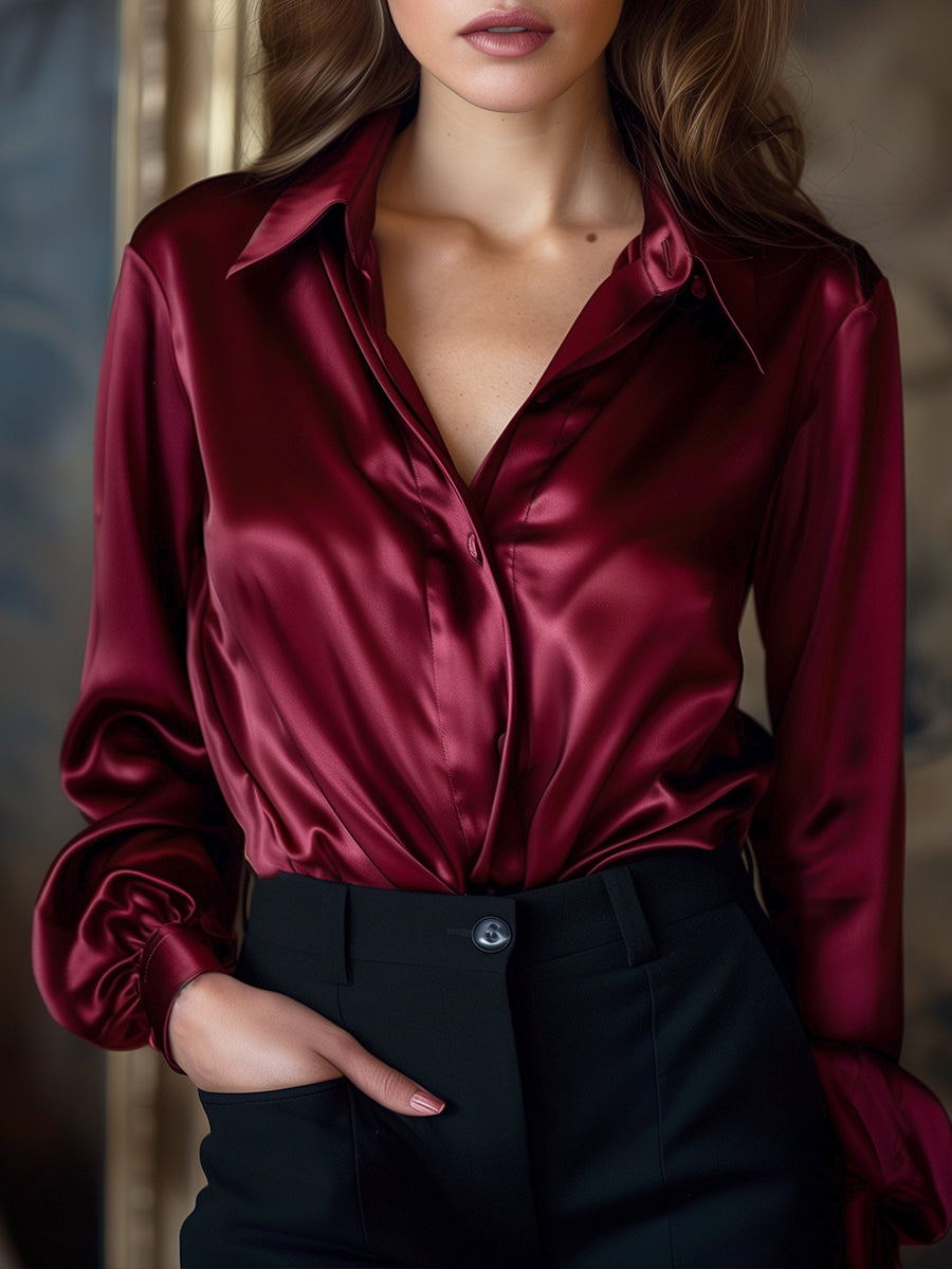 Alma – Blusa Satinada