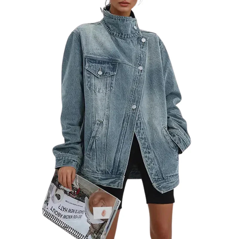 Alicia – Chaqueta Denim Elegante