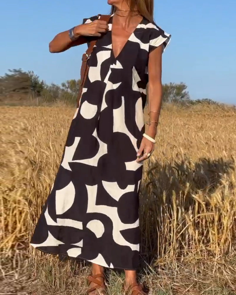 Lucía – Vestido Maxi Estampado
