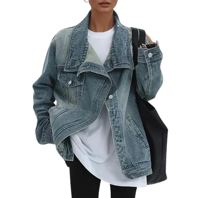 Alicia – Chaqueta Denim Elegante
