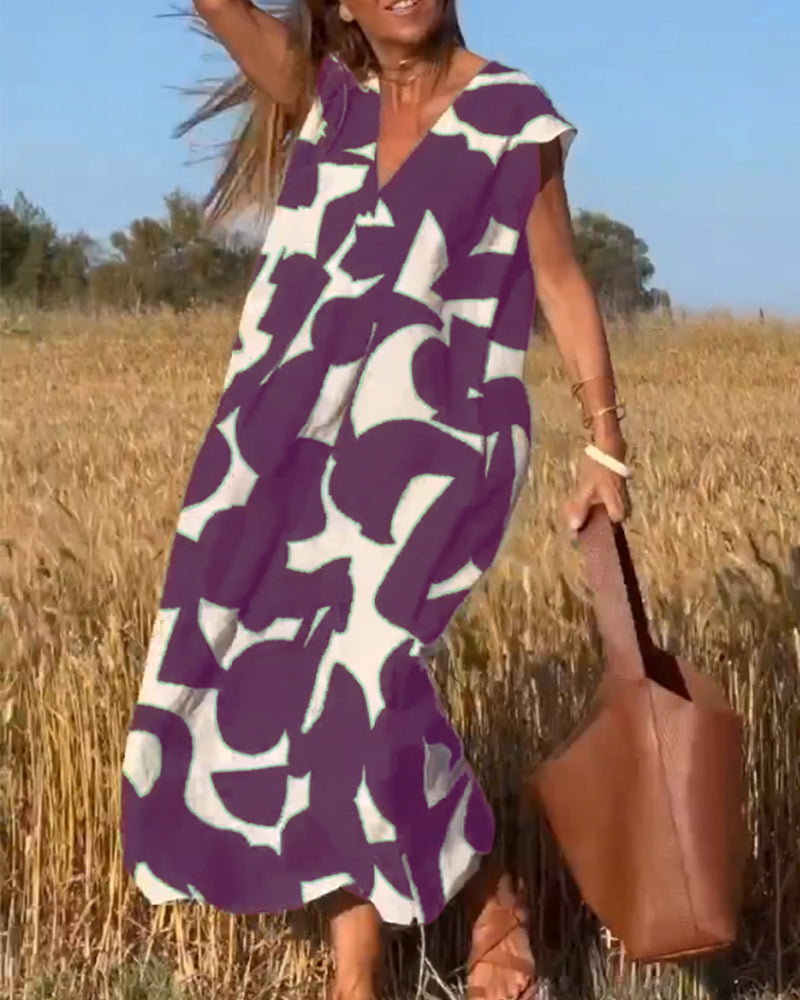 Lucía – Vestido Maxi Estampado