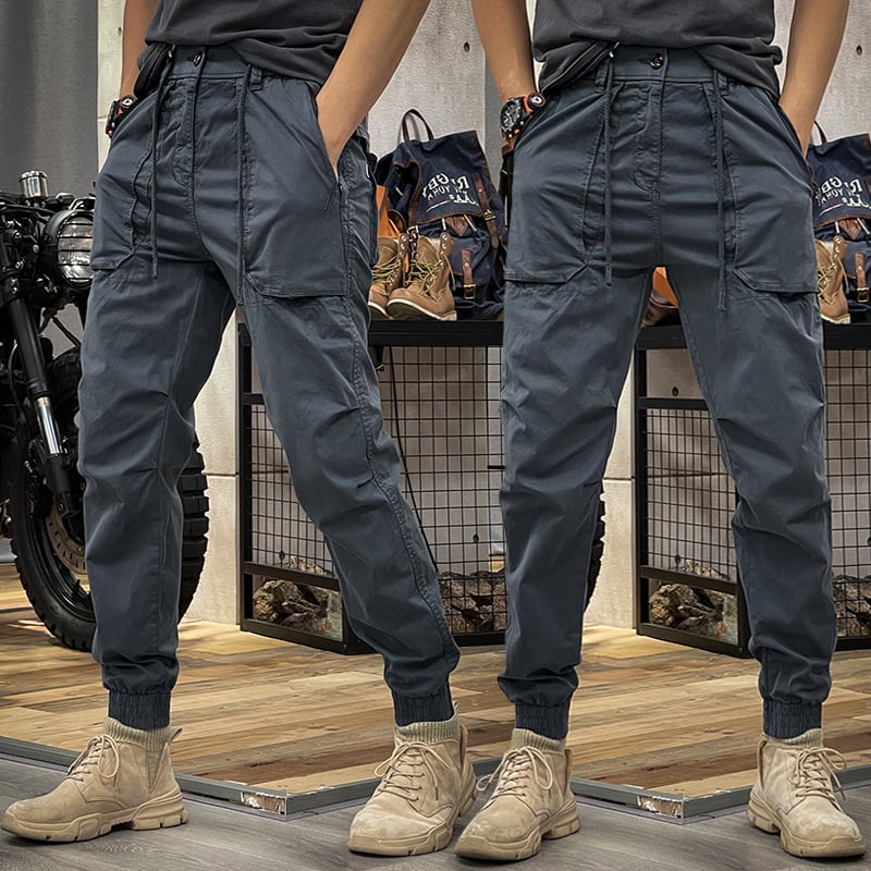 PIERRE – Pantalones Cargo de Spandex Elásticos