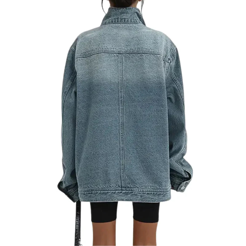 Alicia – Chaqueta Denim Elegante