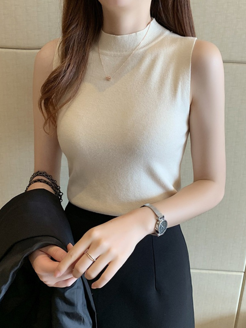 Sontuoso: Top de Punto Sin Mangas