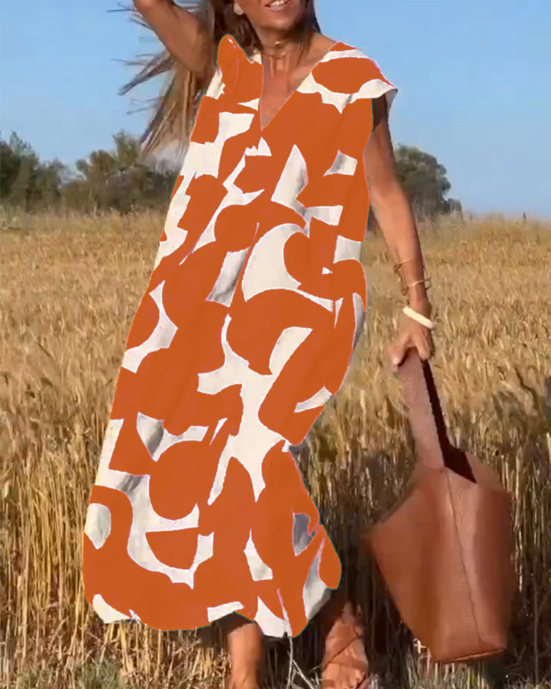 Lucía – Vestido Maxi Estampado