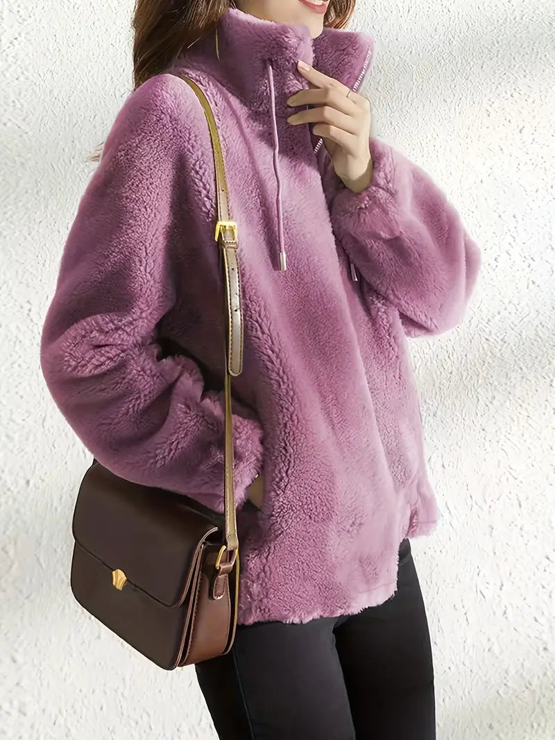 Carina: Abrigo Casual con Cremallera