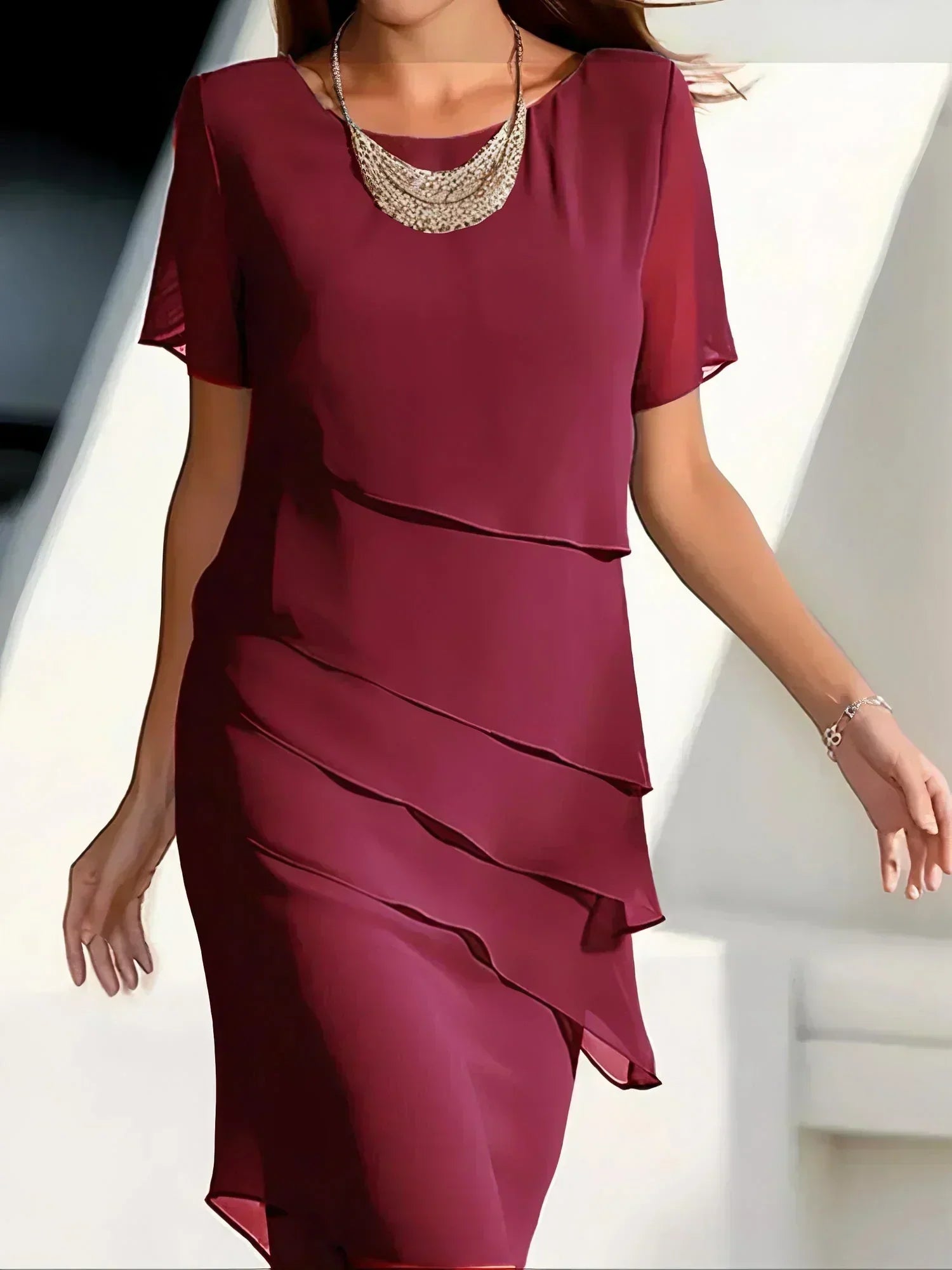 Elisa – Vestido Fluido Elegante