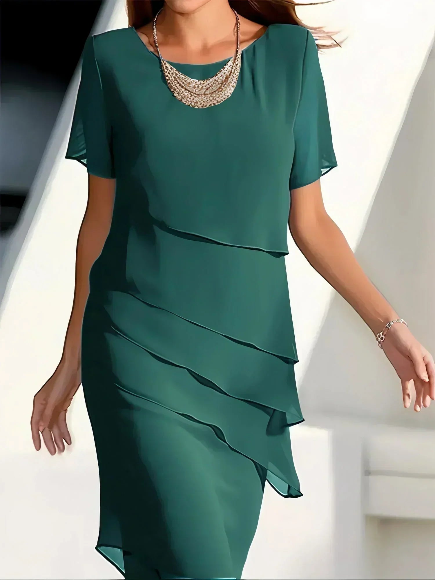 Elisa – Vestido Fluido Elegante