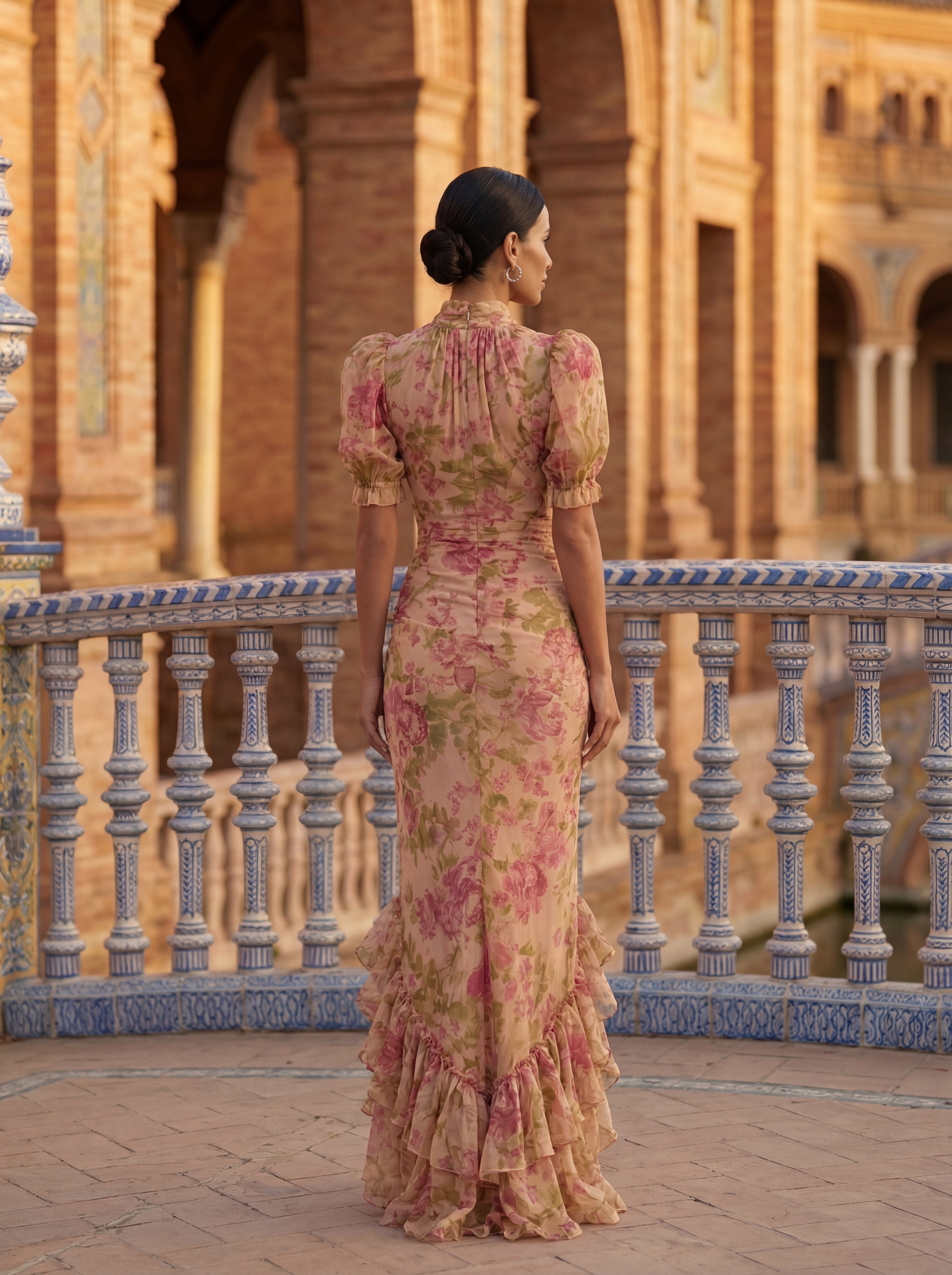 Rosario – Vestido Floral Elegante