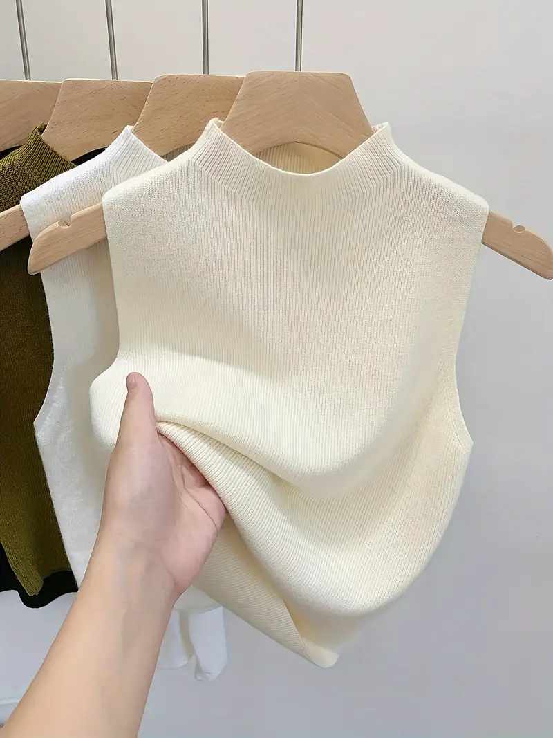 Sontuoso: Top de Punto Sin Mangas