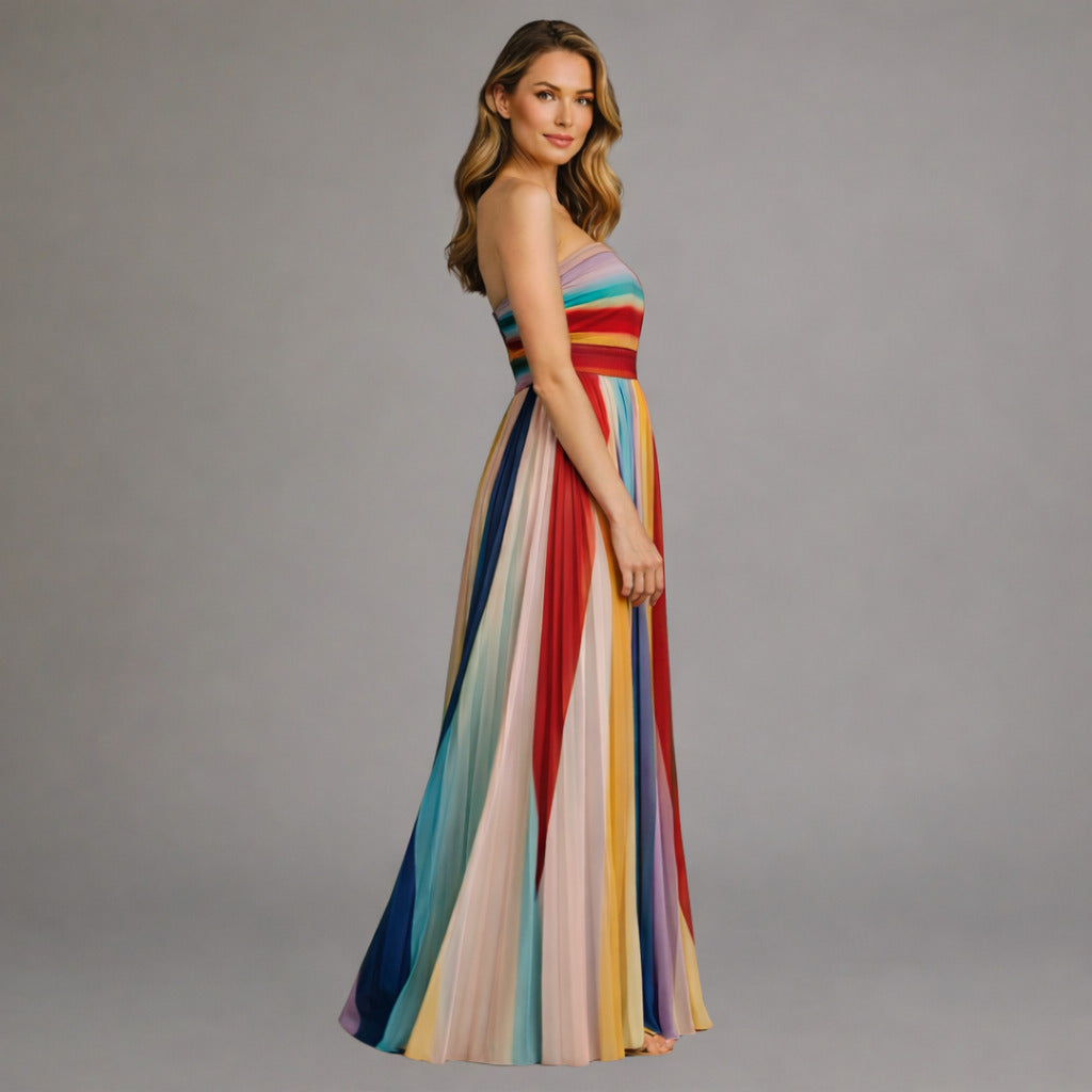 Aurora – Vestido Arcoíris