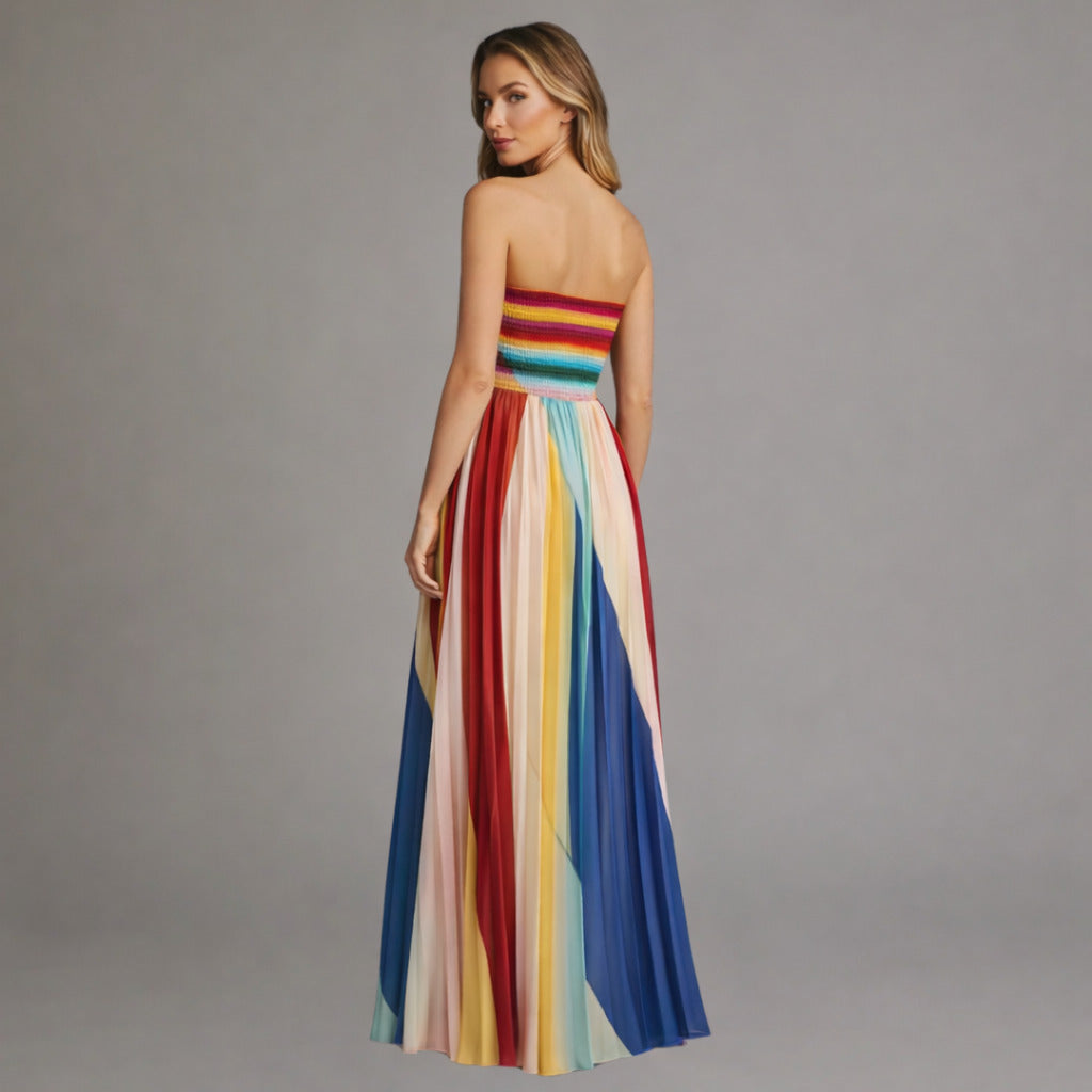 Aurora – Vestido Arcoíris