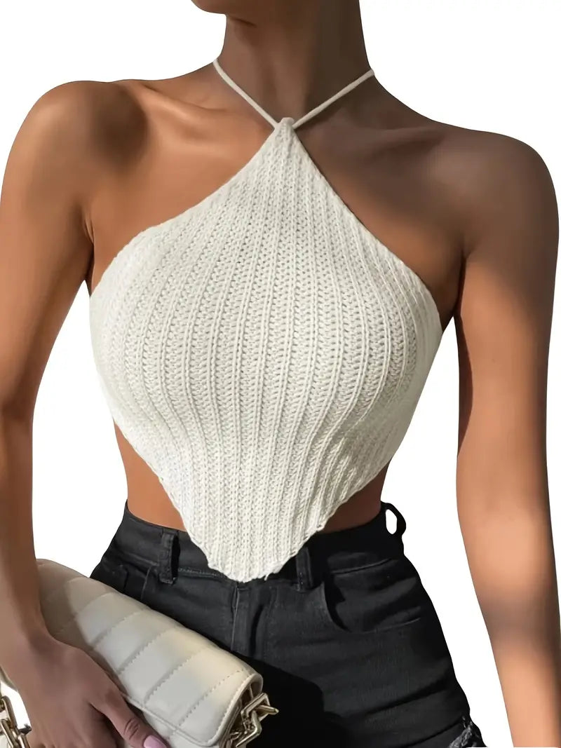 Passione: Top Halter de Espalda Descubierta