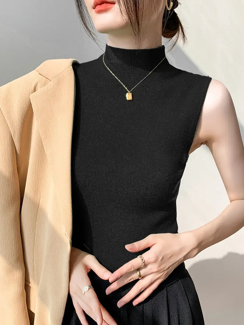 Sontuoso: Top de Punto Sin Mangas