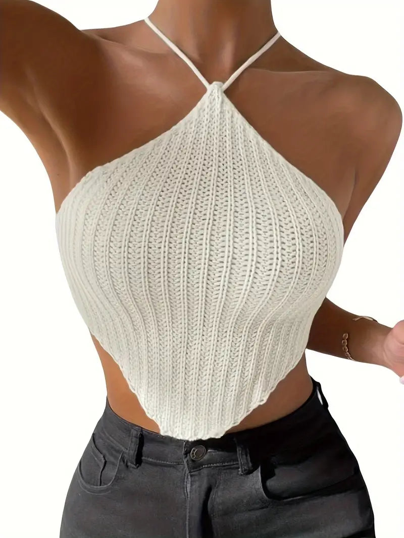 Passione: Top Halter de Espalda Descubierta