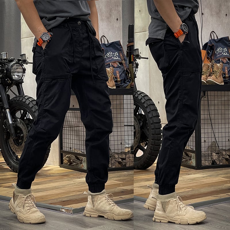 PIERRE – Pantalones Cargo de Spandex Elásticos