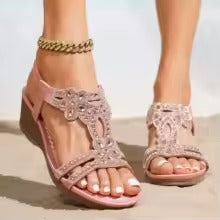 Elena – Sandalias Cuña Confort