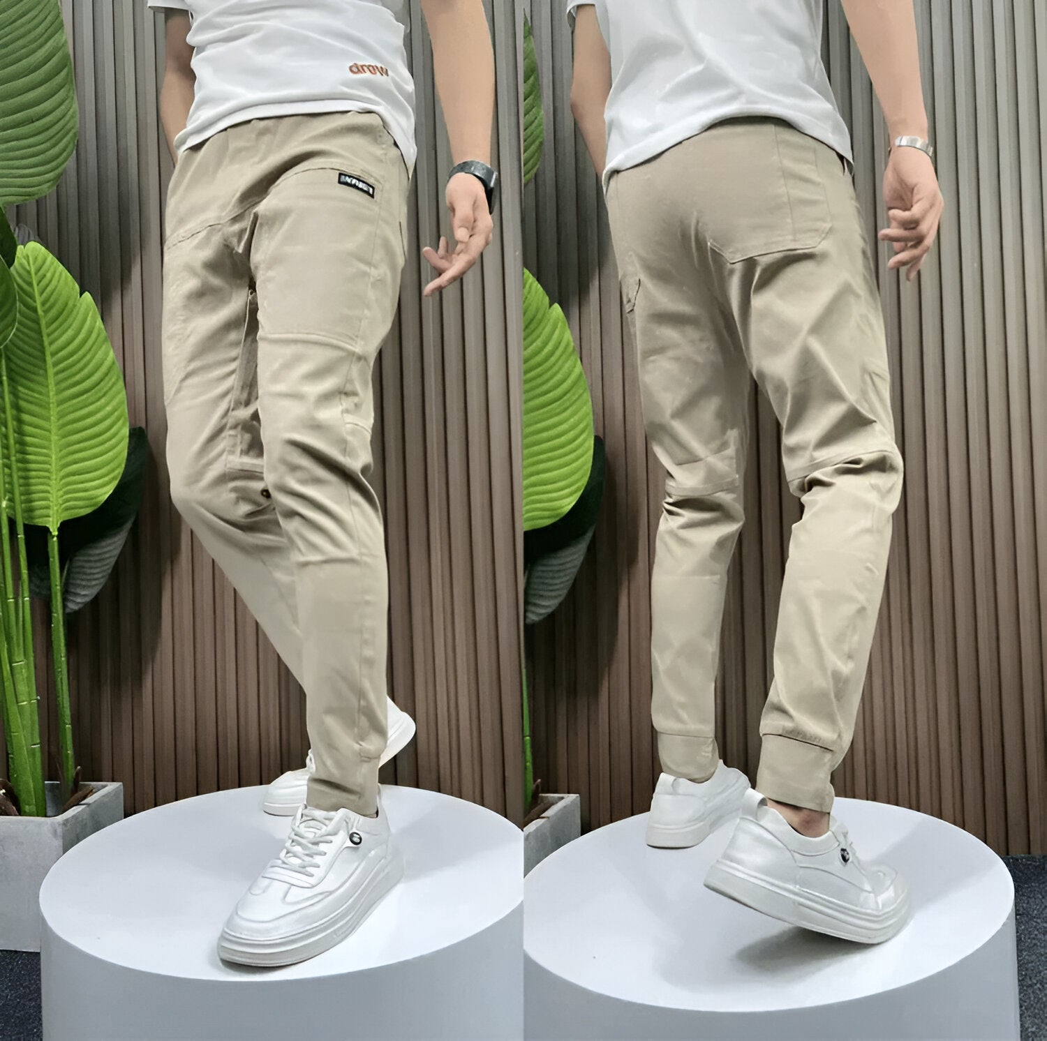 HUGO – Pantalones Cargo Elásticos