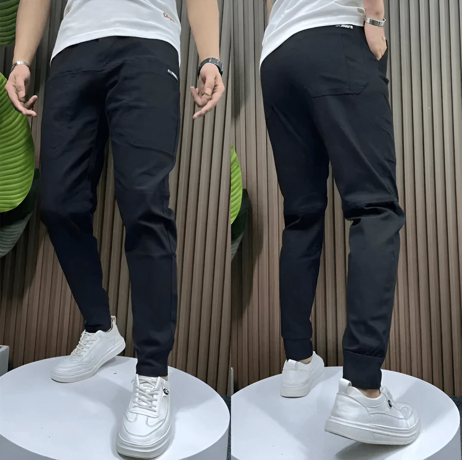 HUGO – Pantalones Cargo Elásticos